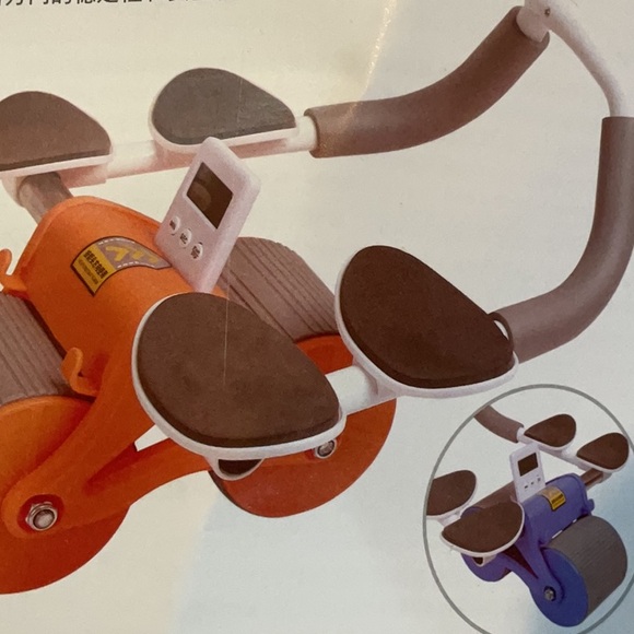 NWOT. Automatic rebound belly exercise wheel with timer. new. - Picture 2 of 6